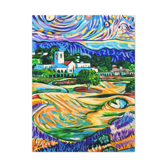 The Montecito Club, Canvas Print
