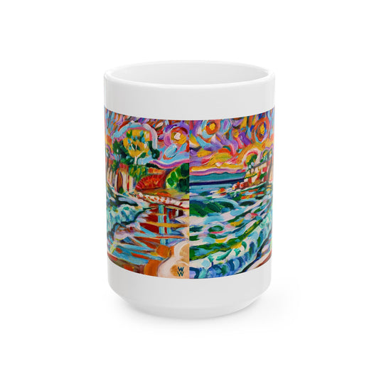 Leadbetter Beach Ceramic Mug