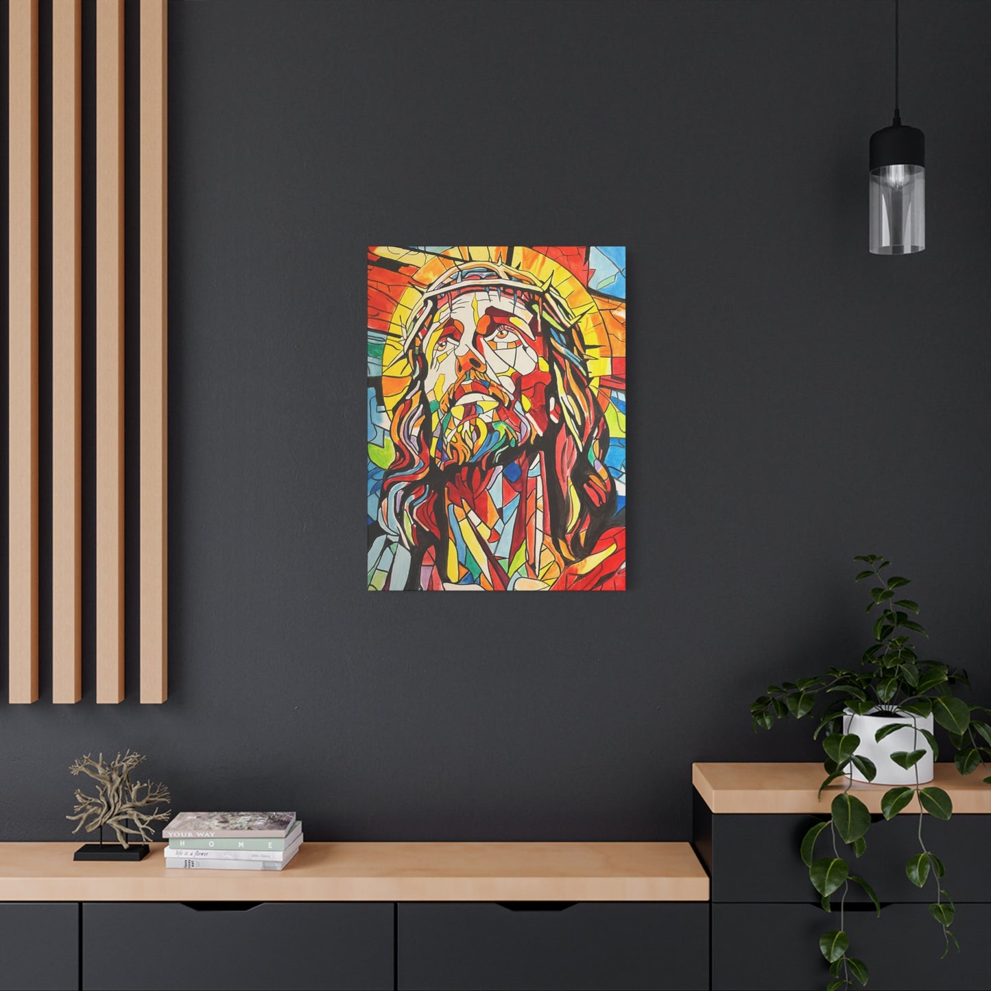 Jesus Christ Canvas Print by Warren Willowdale