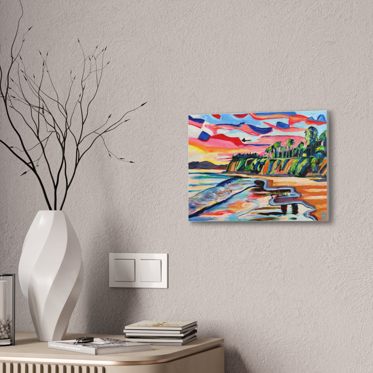 Butterfly Beach, Canvas Print