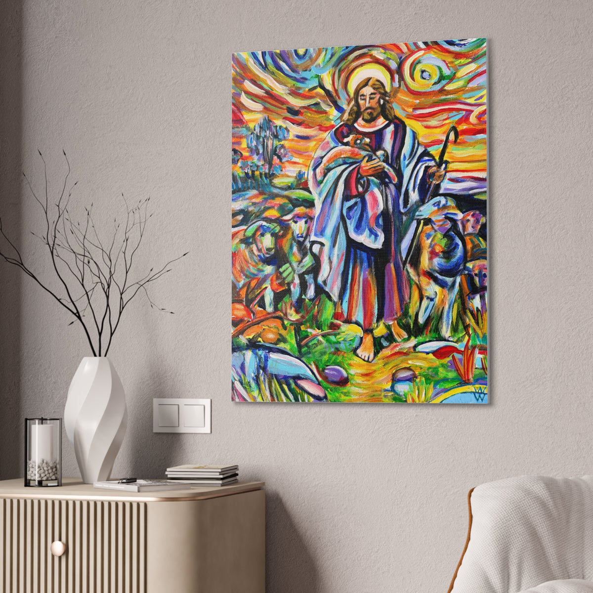 The Good Shepherd Canvas Print
