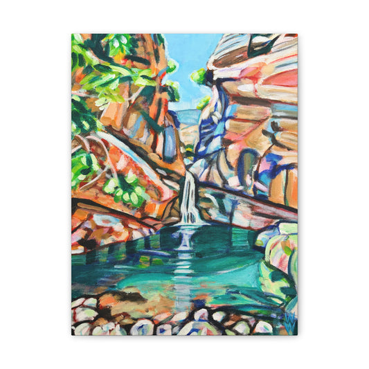 Santa Paula Punch Bowls, Canvas Print