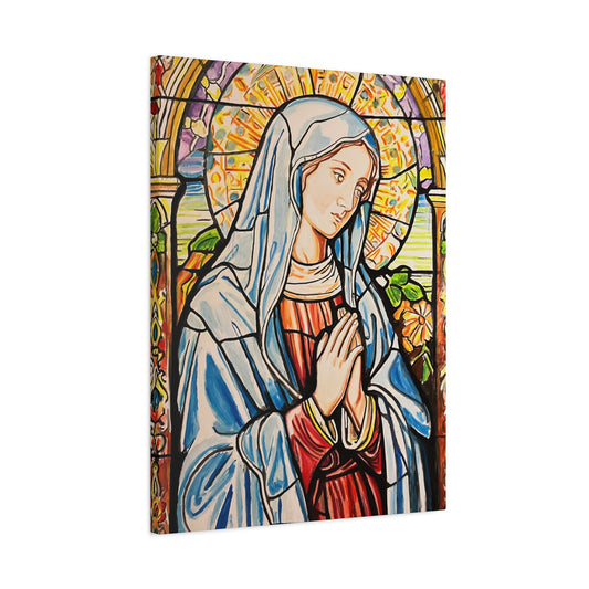 Mary Canvas Print by Warren Willowdale