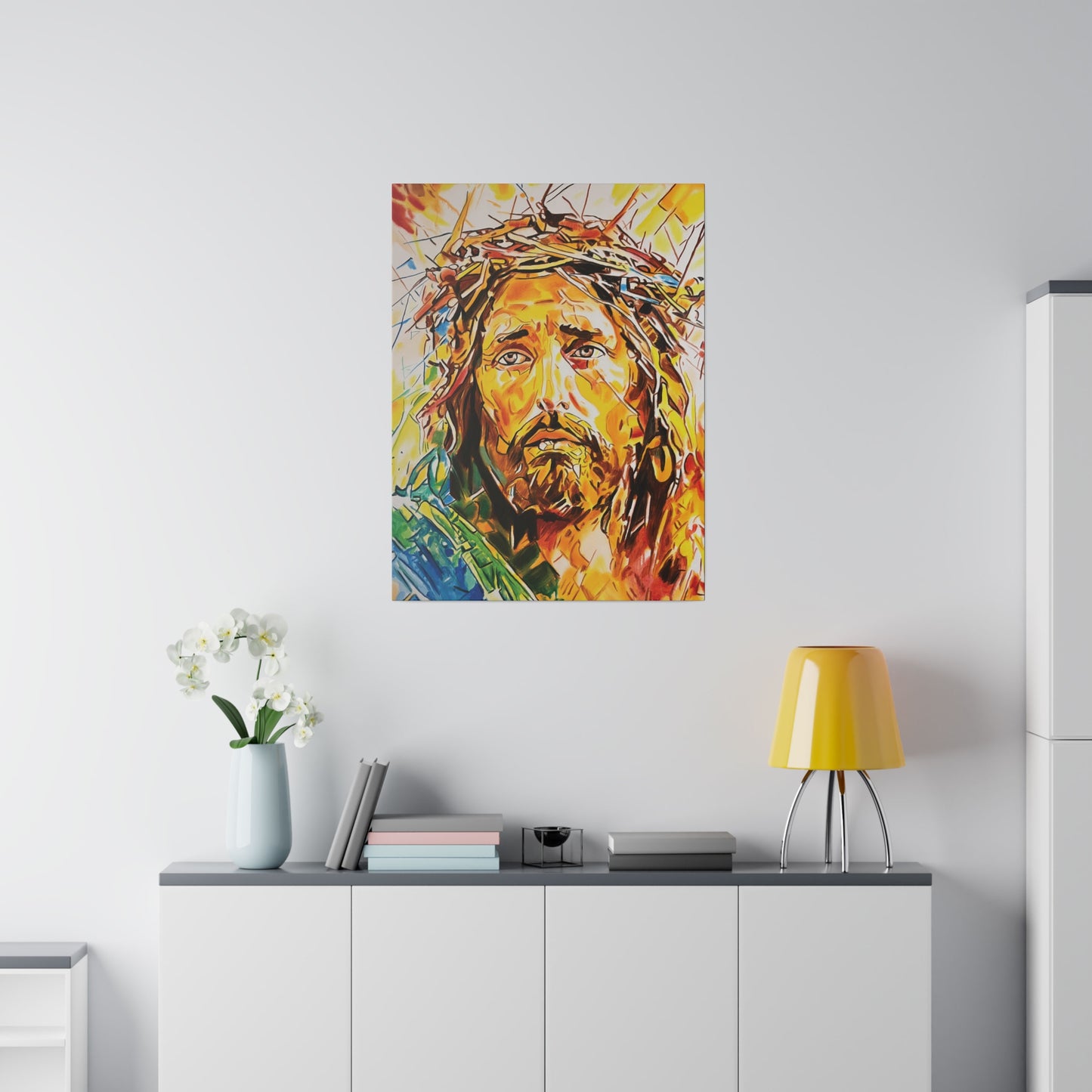 Jesus Christ Painting Canvas Print