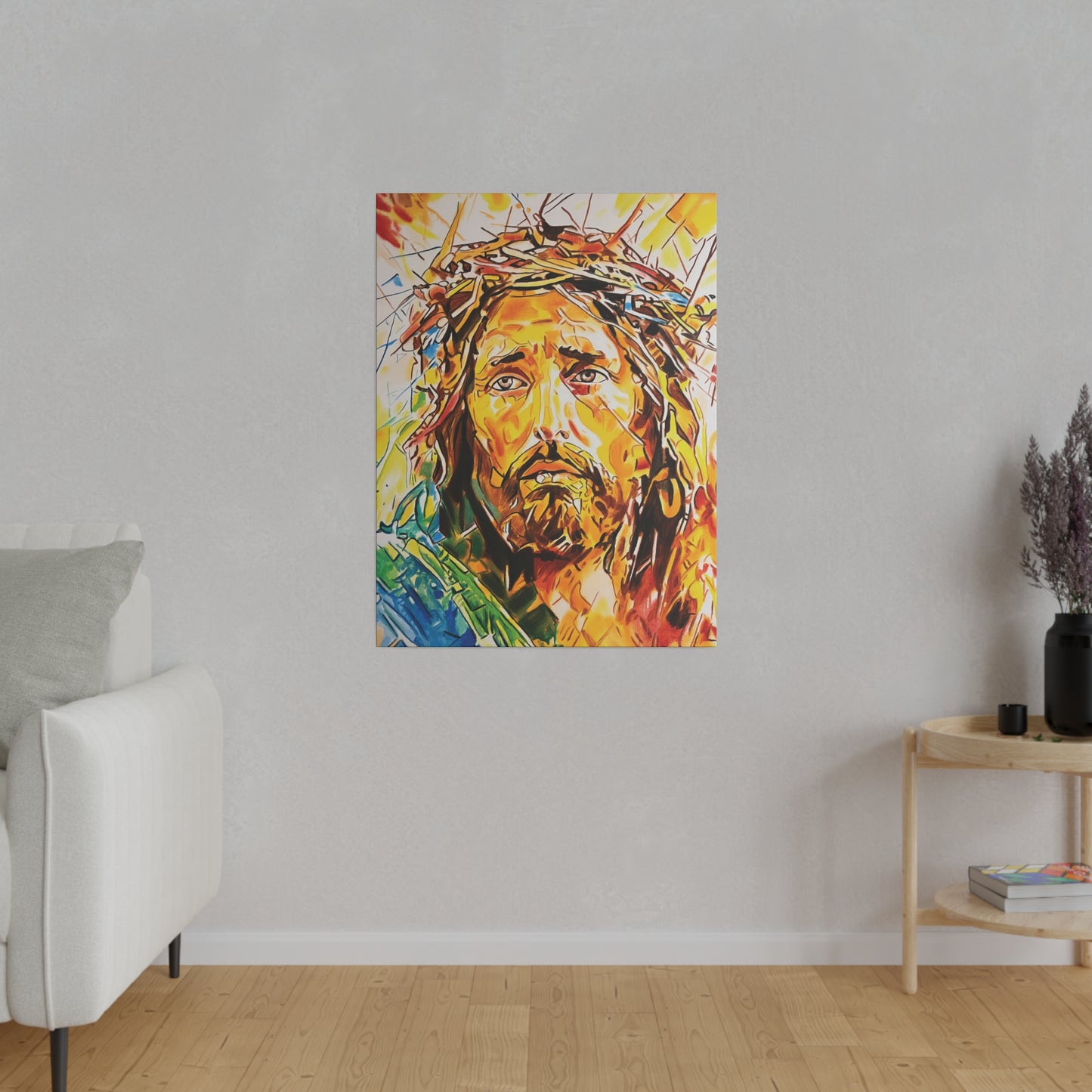 Jesus Christ Painting Canvas Print