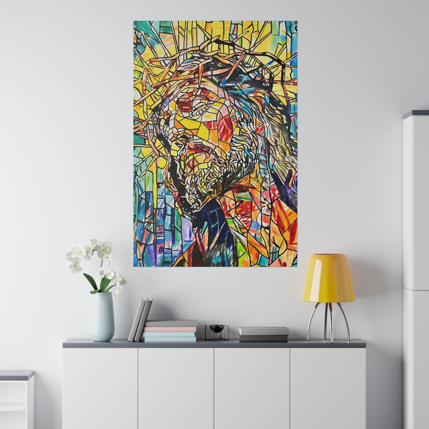 Jesus Christ Painting Canvas Print