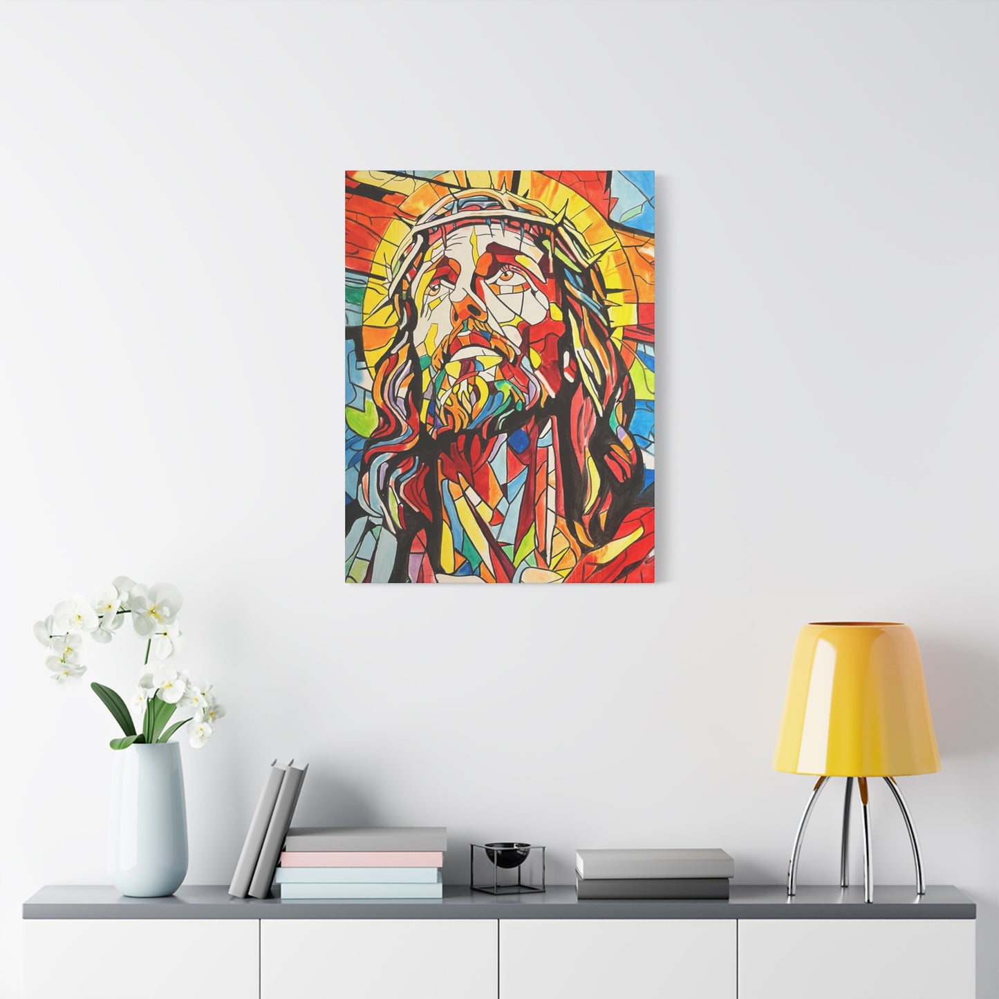 Jesus Christ Canvas Print by Warren Willowdale
