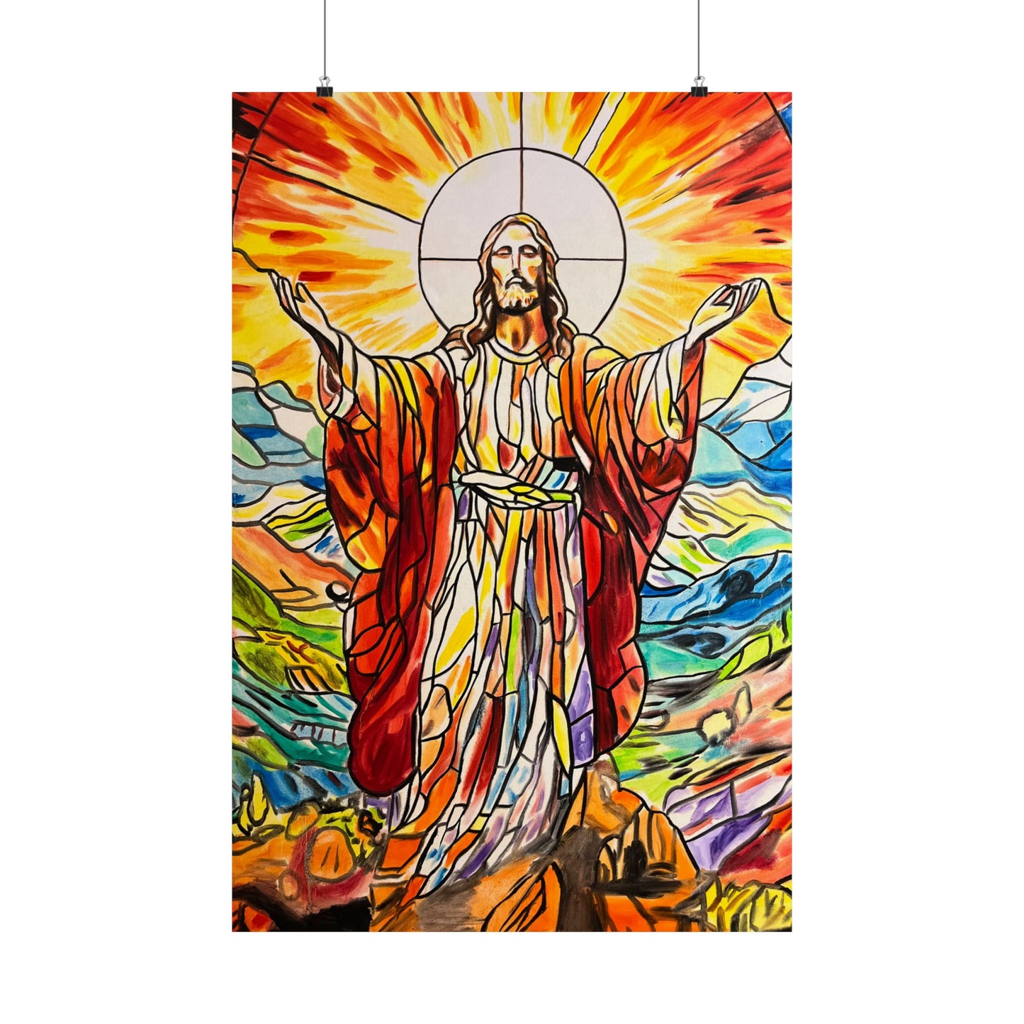 Jesus Christ Painting Poster