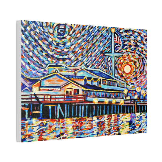 Stearns Wharf, Canvas Print