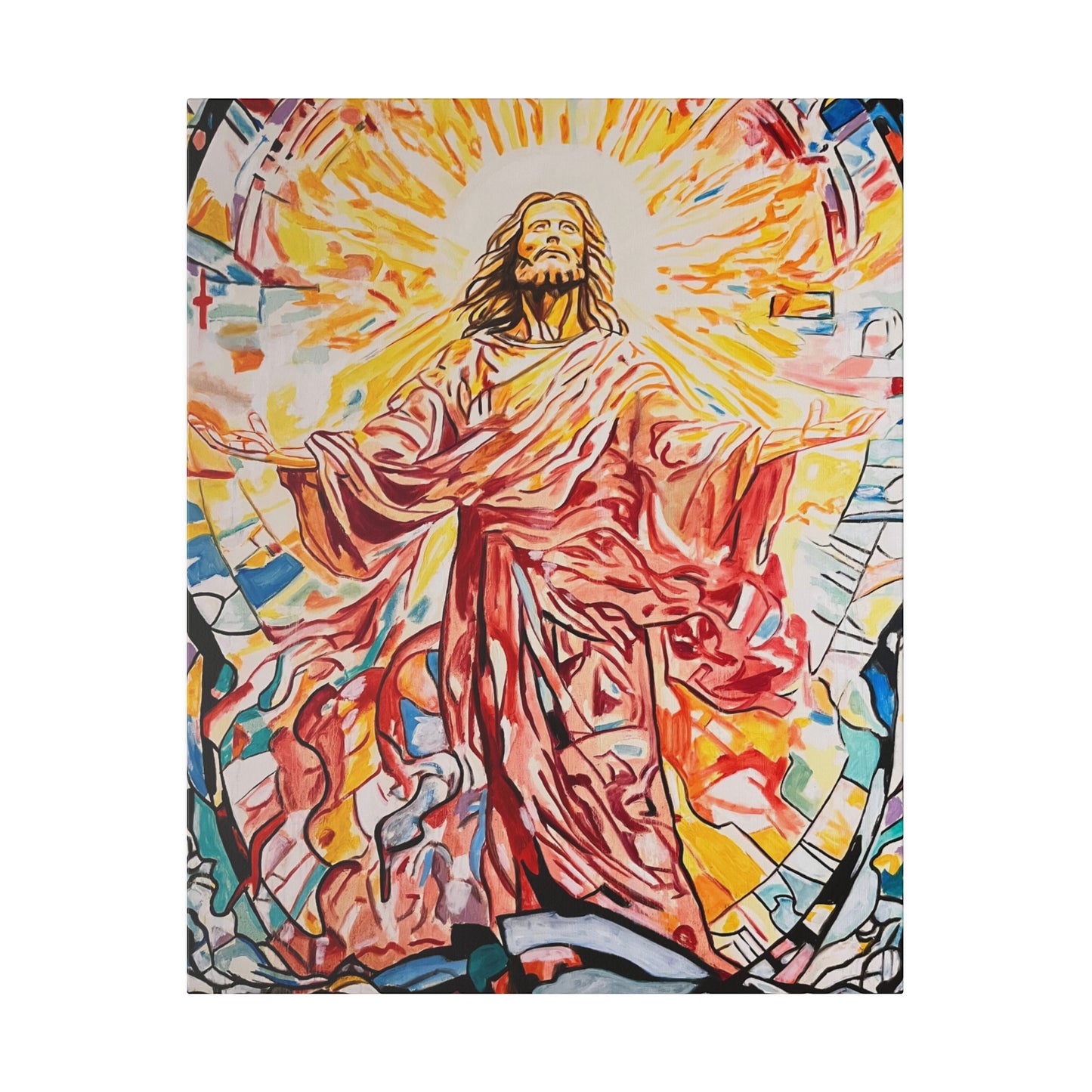 Jesus Christ Painting Canvas Print