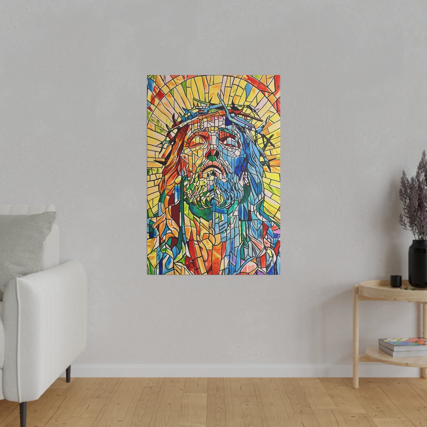 Jesus Christ Painting Canvas Print