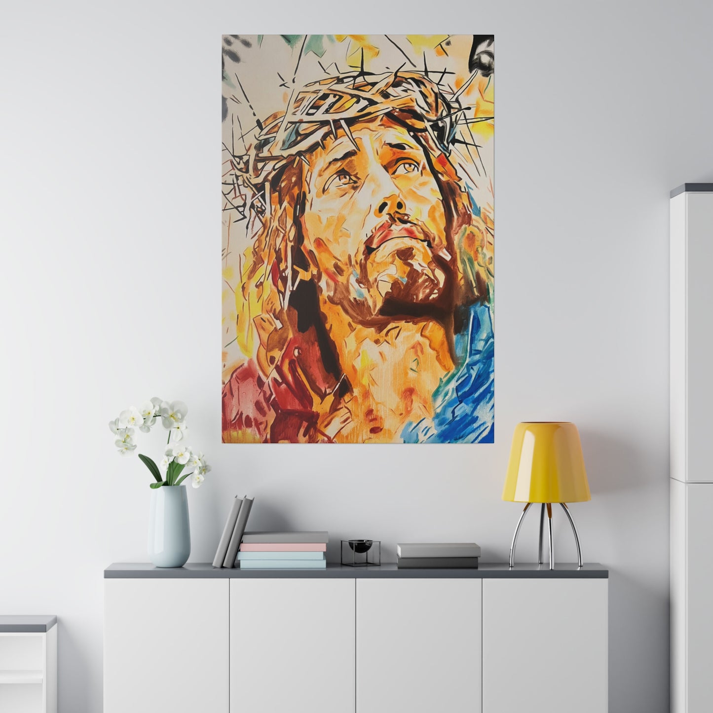 Jesus Christ Painting Canvas Print