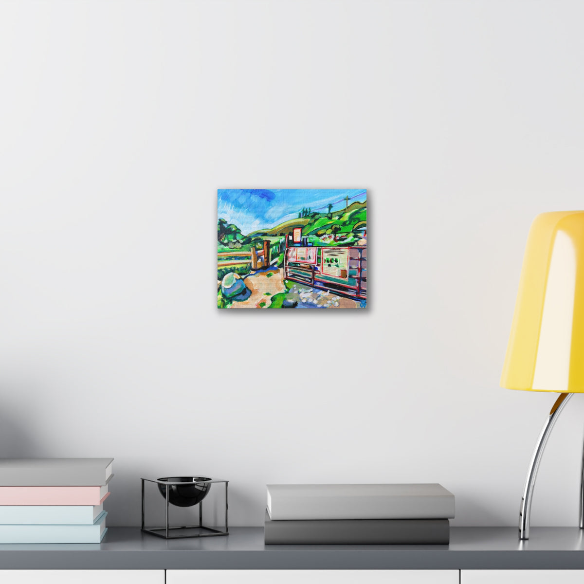 Harmon Canyon Gate, Canvas Print