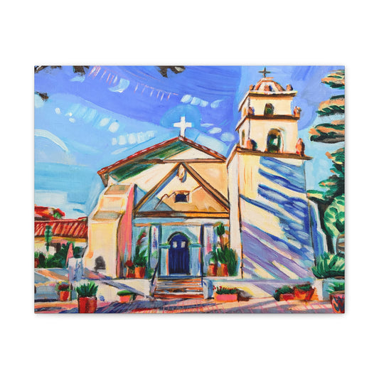 San Buenaventura Mission, Canvas Print