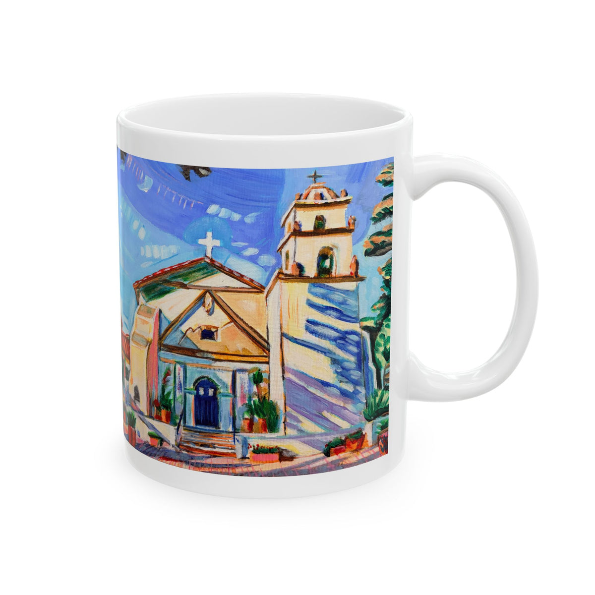 San Buenaventura Mission Ceramic Mug