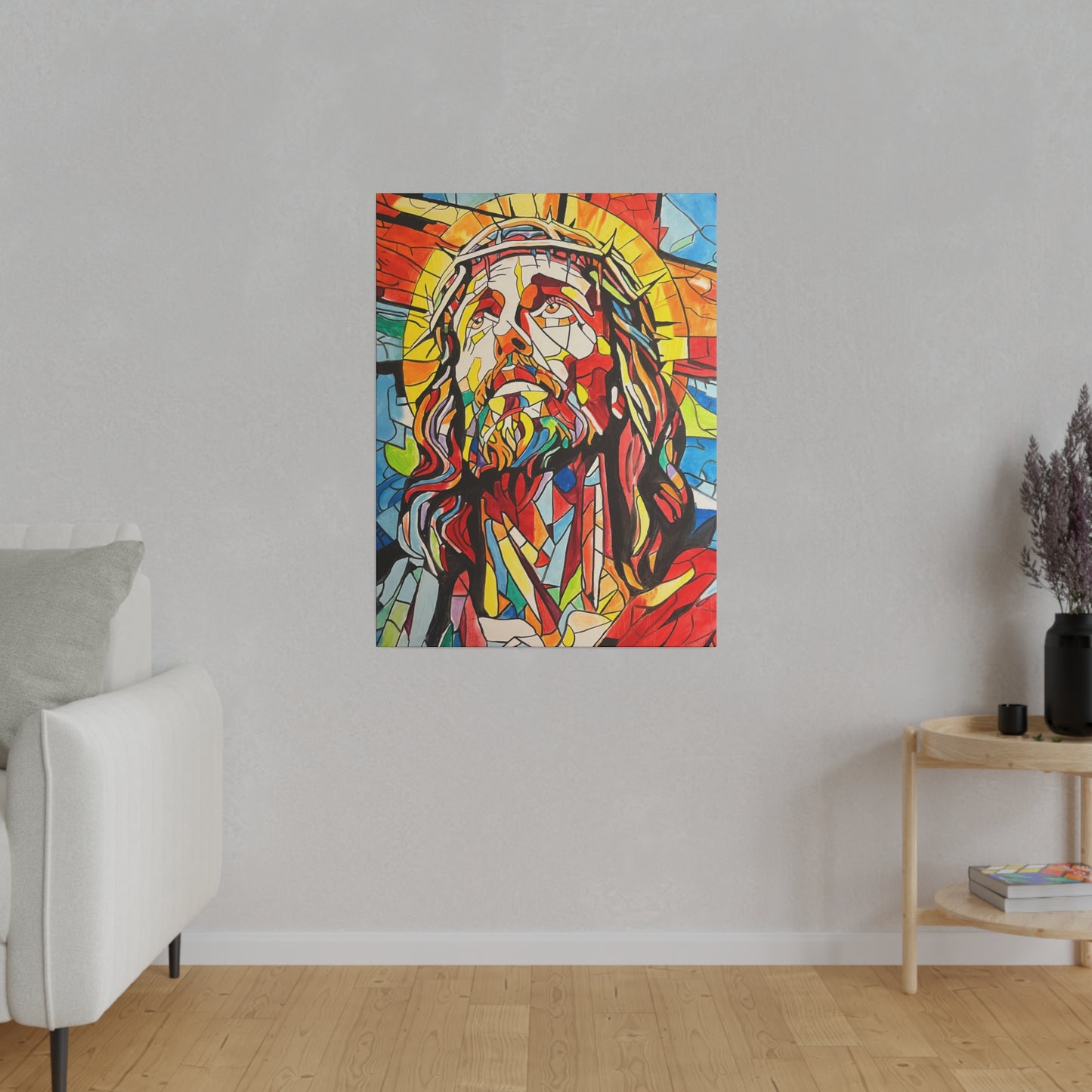 Jesus Christ Painting Canvas Print