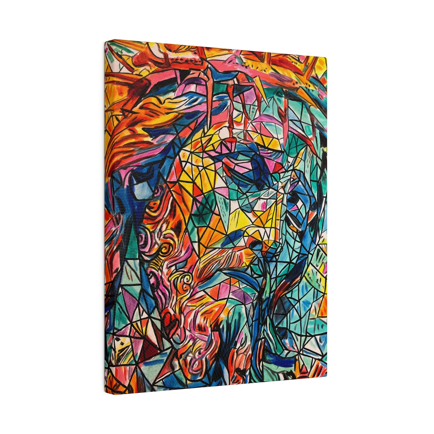 Jesus Painting Canvas Print