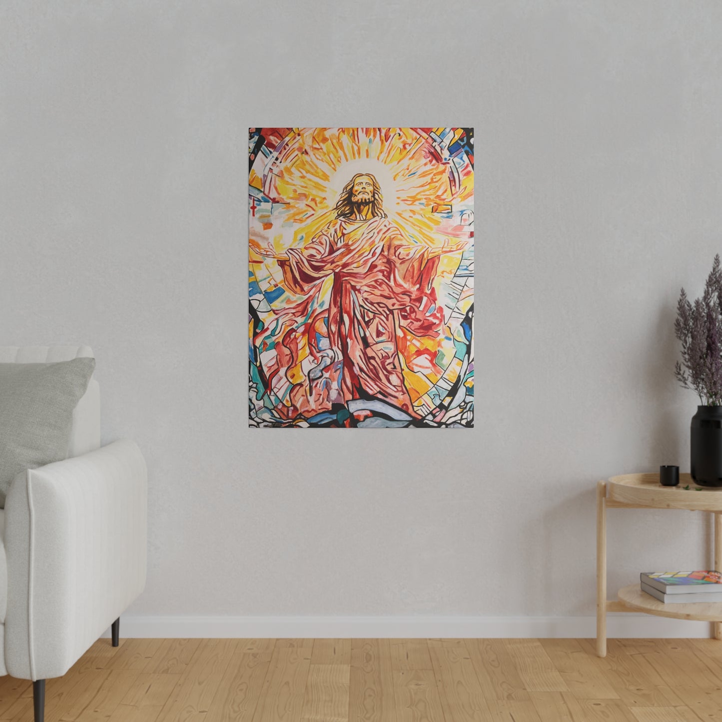 Jesus Christ Painting Canvas Print