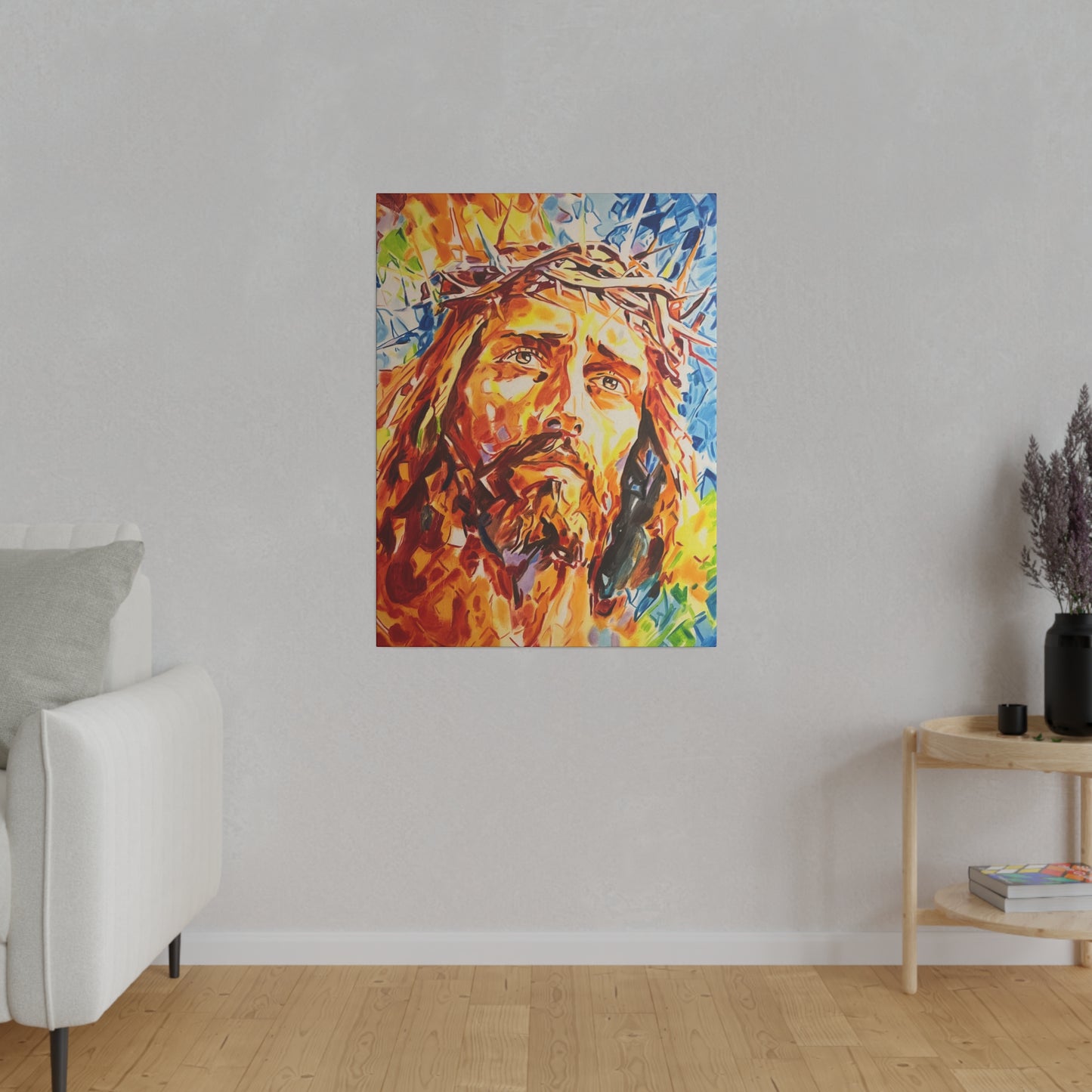 Jesus Christ Painting Canvas Print