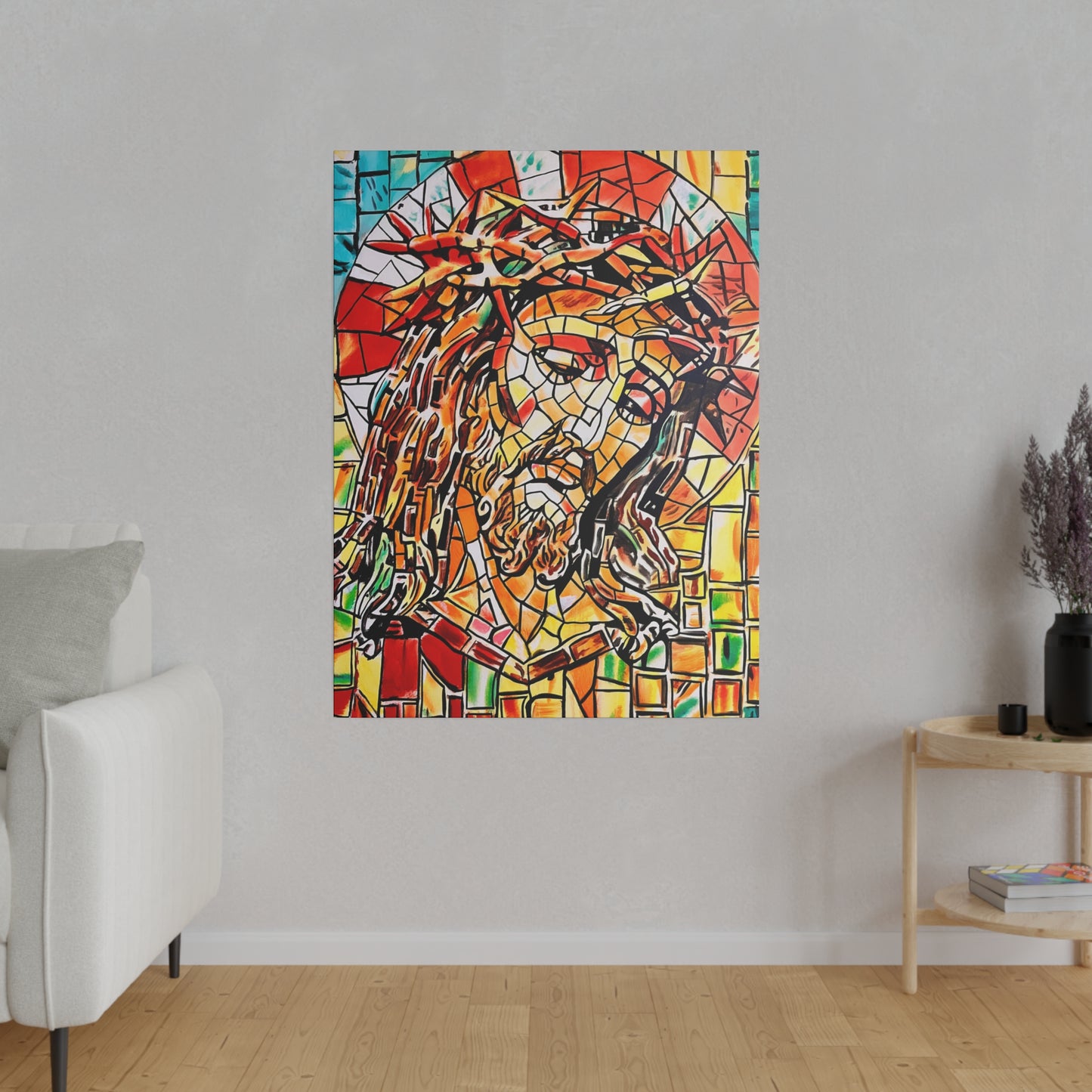 Jesus Christ Painting Canvas Print