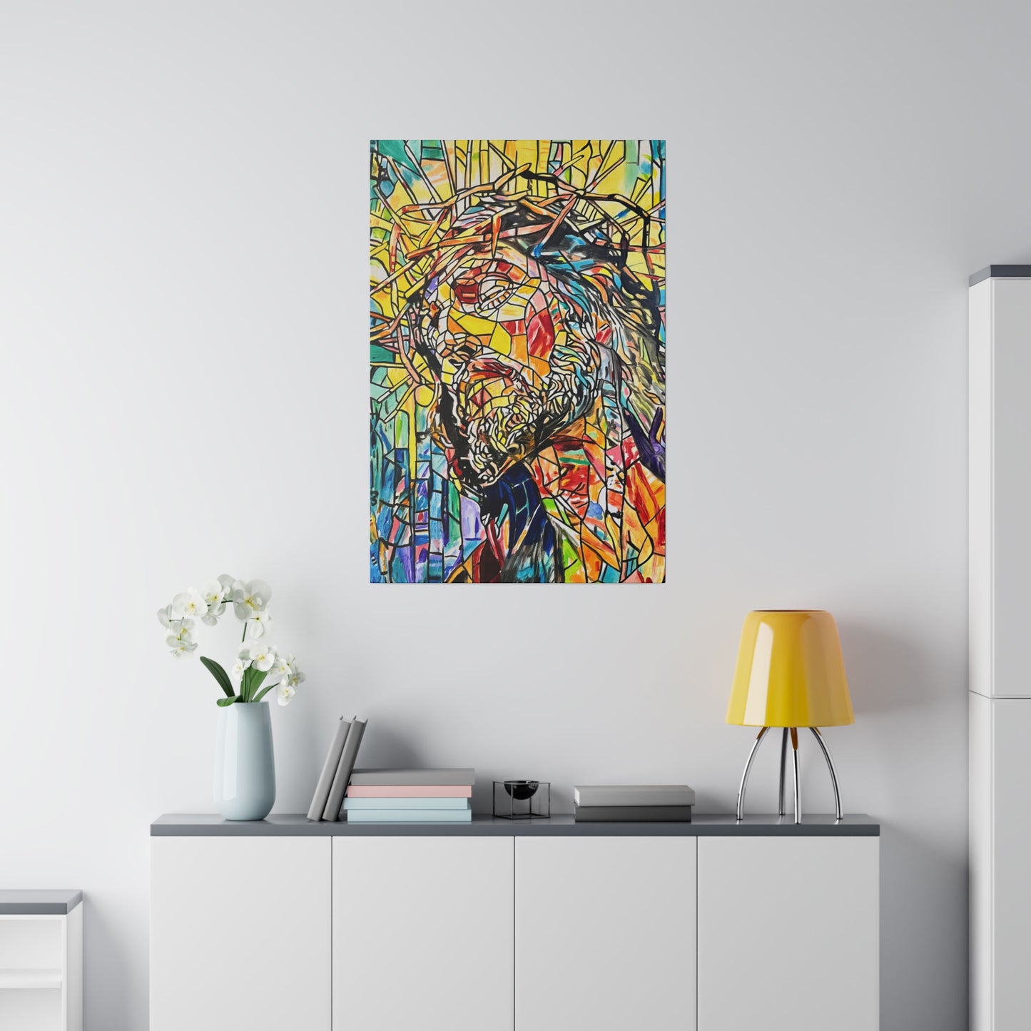 Jesus Christ Painting Canvas Print