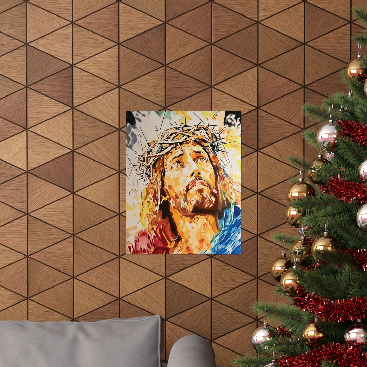 Jesus Painting Poster