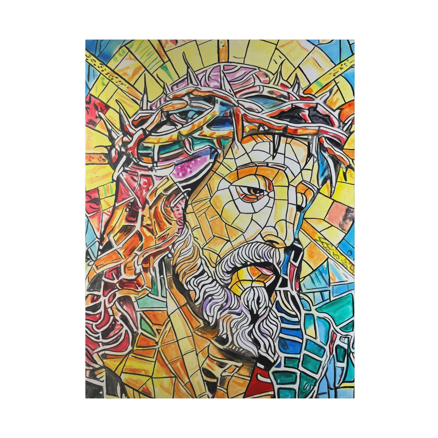 Jesus Christ Painting Canvas Print