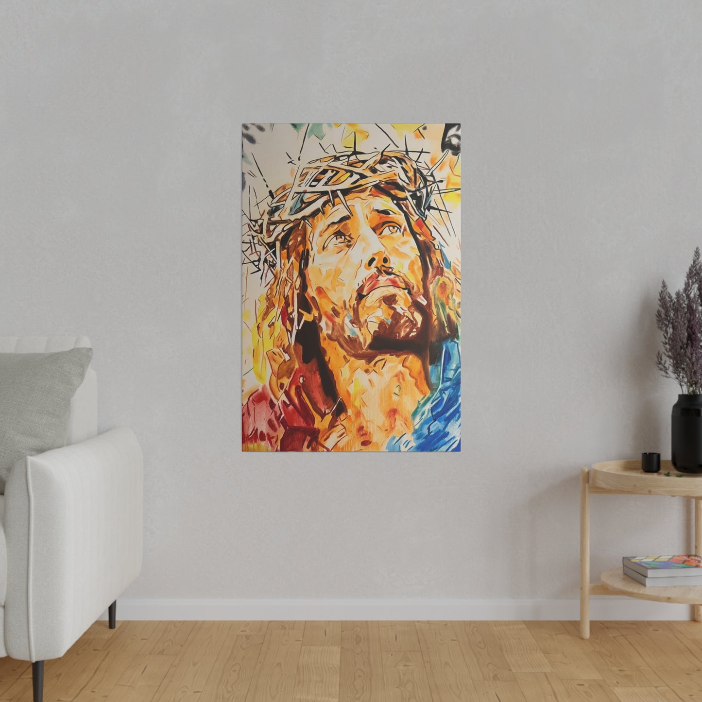 Jesus Christ Painting Canvas Print