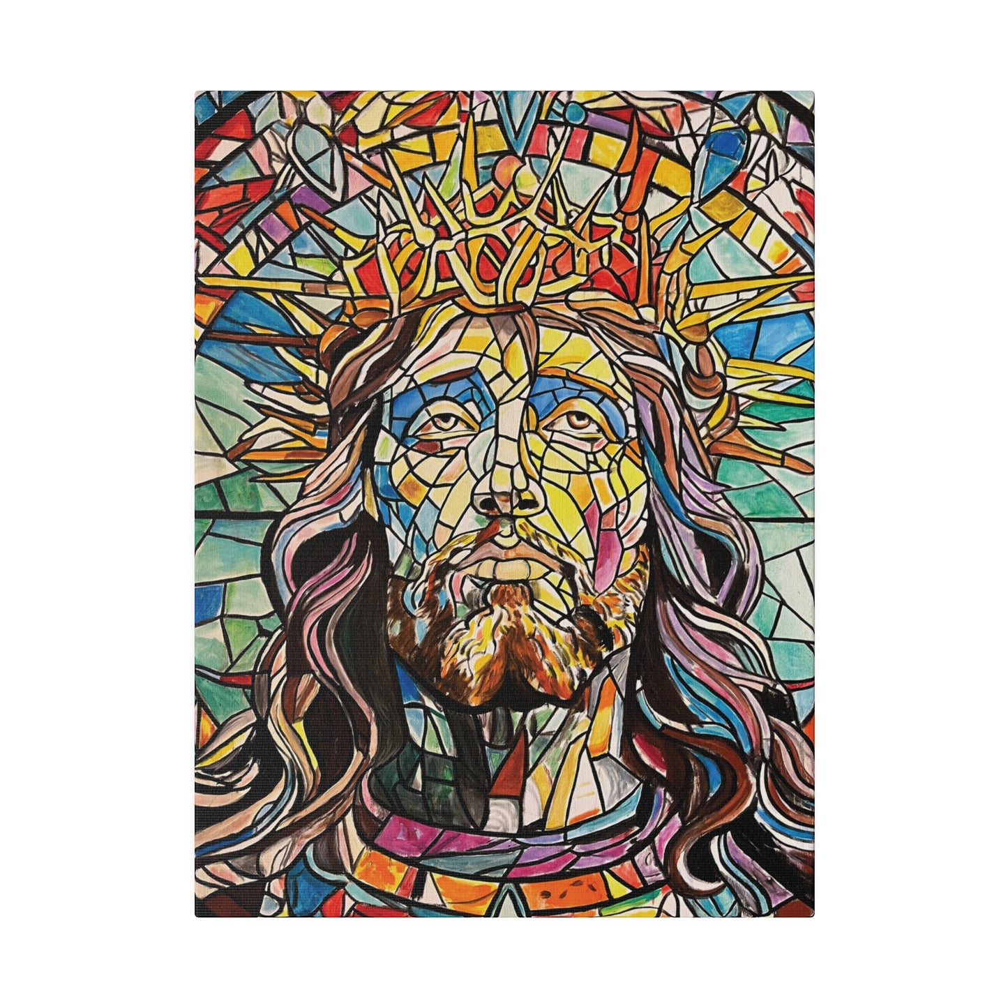 Jesus Painting Canvas Print