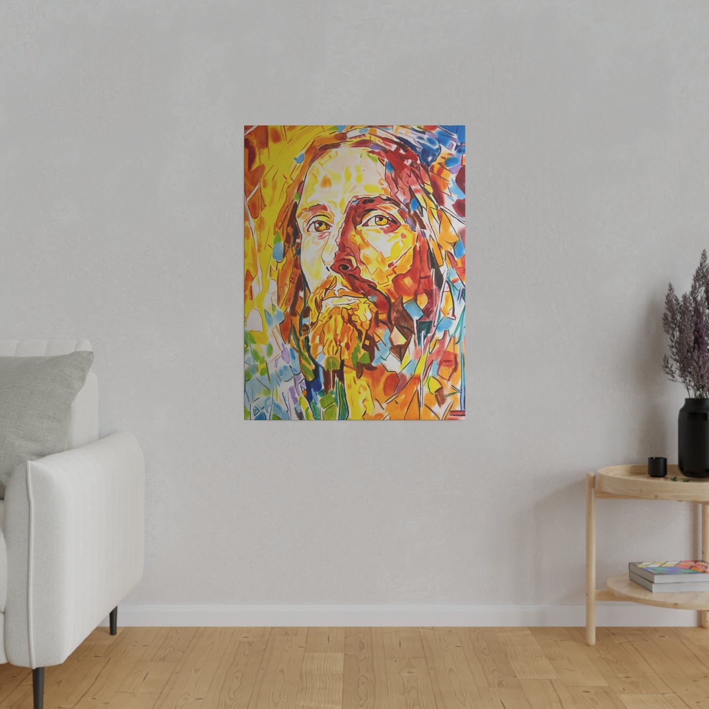 Jesus Christ Painting Canvas Print