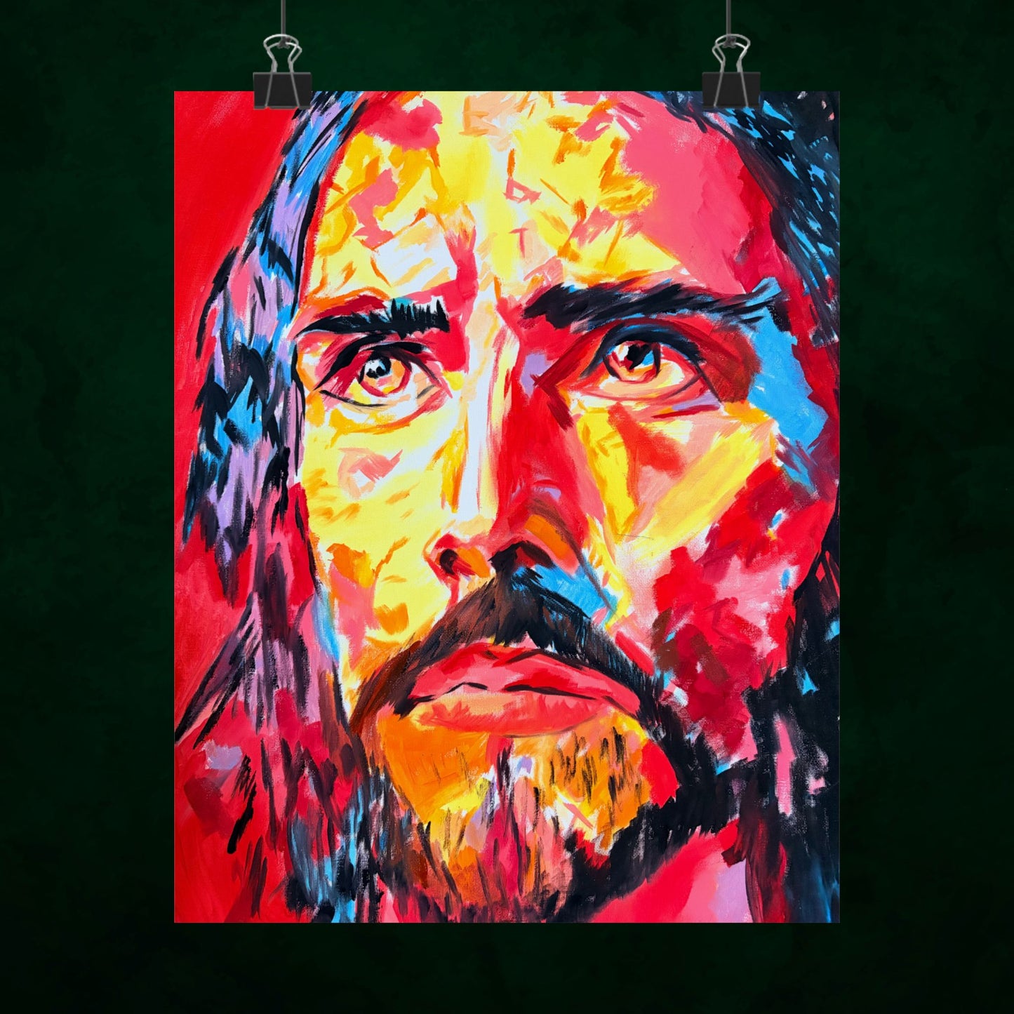 Jesus by Wamantha — Museum-Grade Archival Art Print