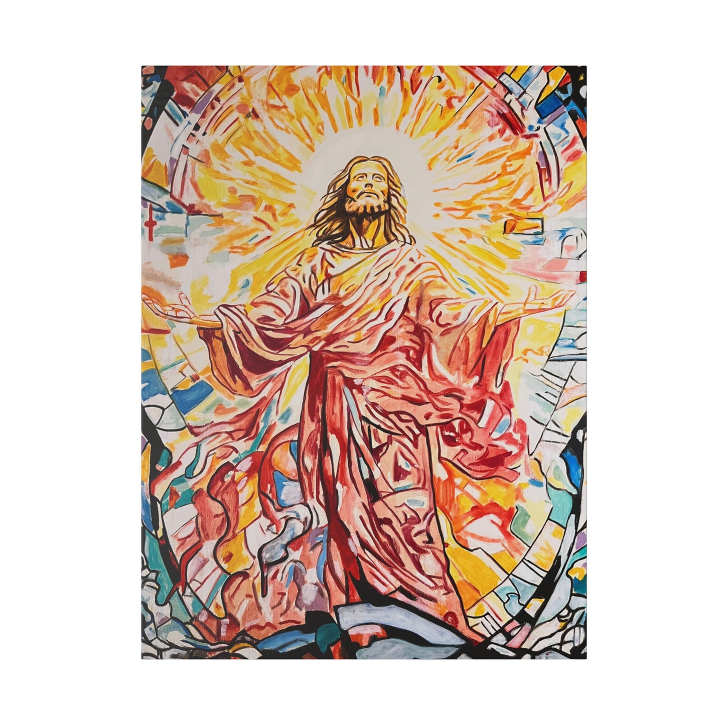 Jesus Christ Painting Canvas Print