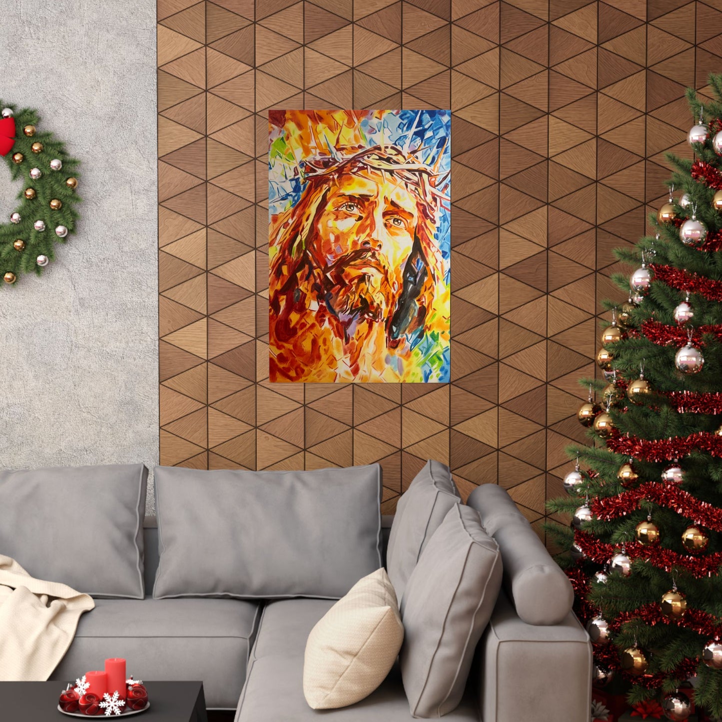 Jesus Christ Painting Poster