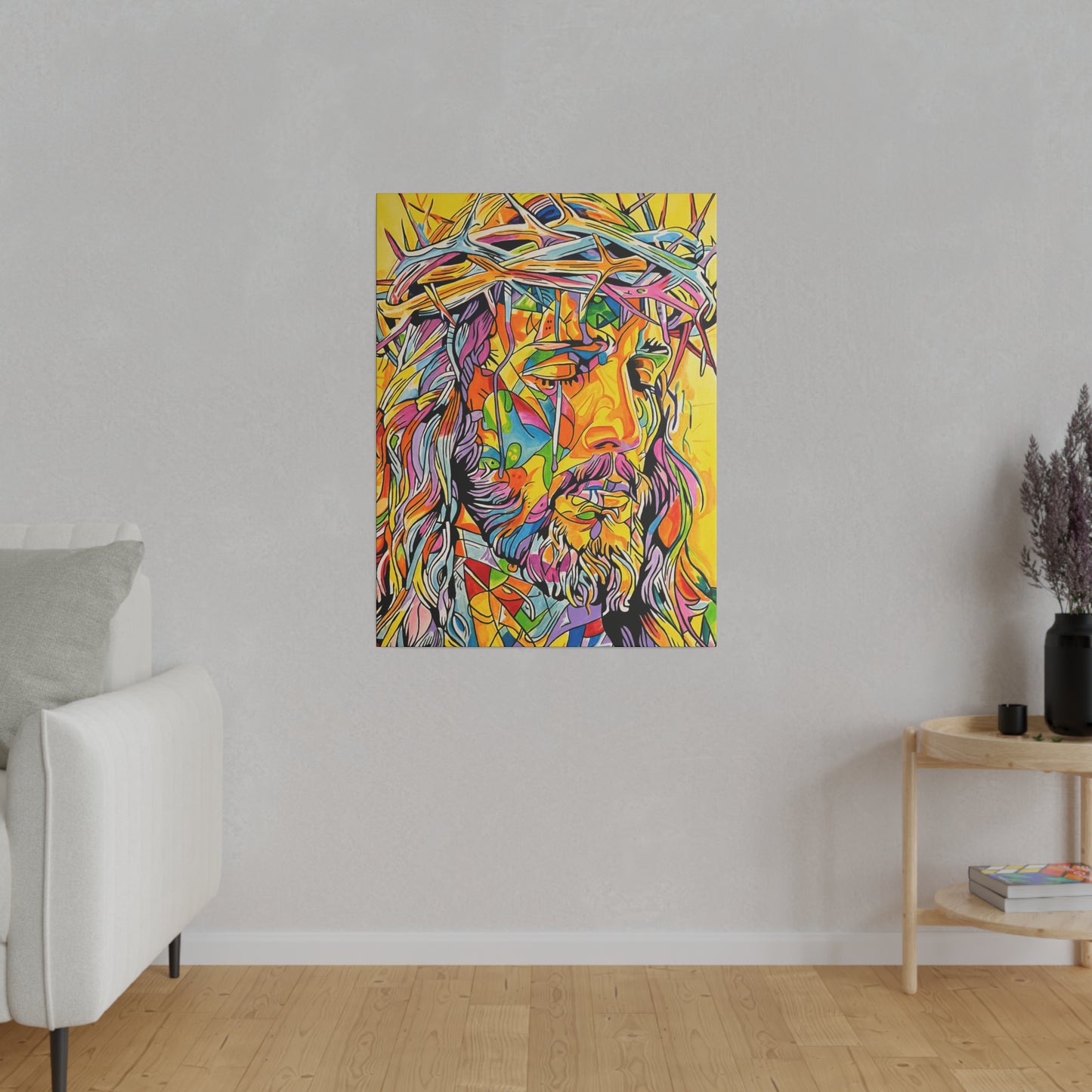 Jesus Christ Painting Canvas Print