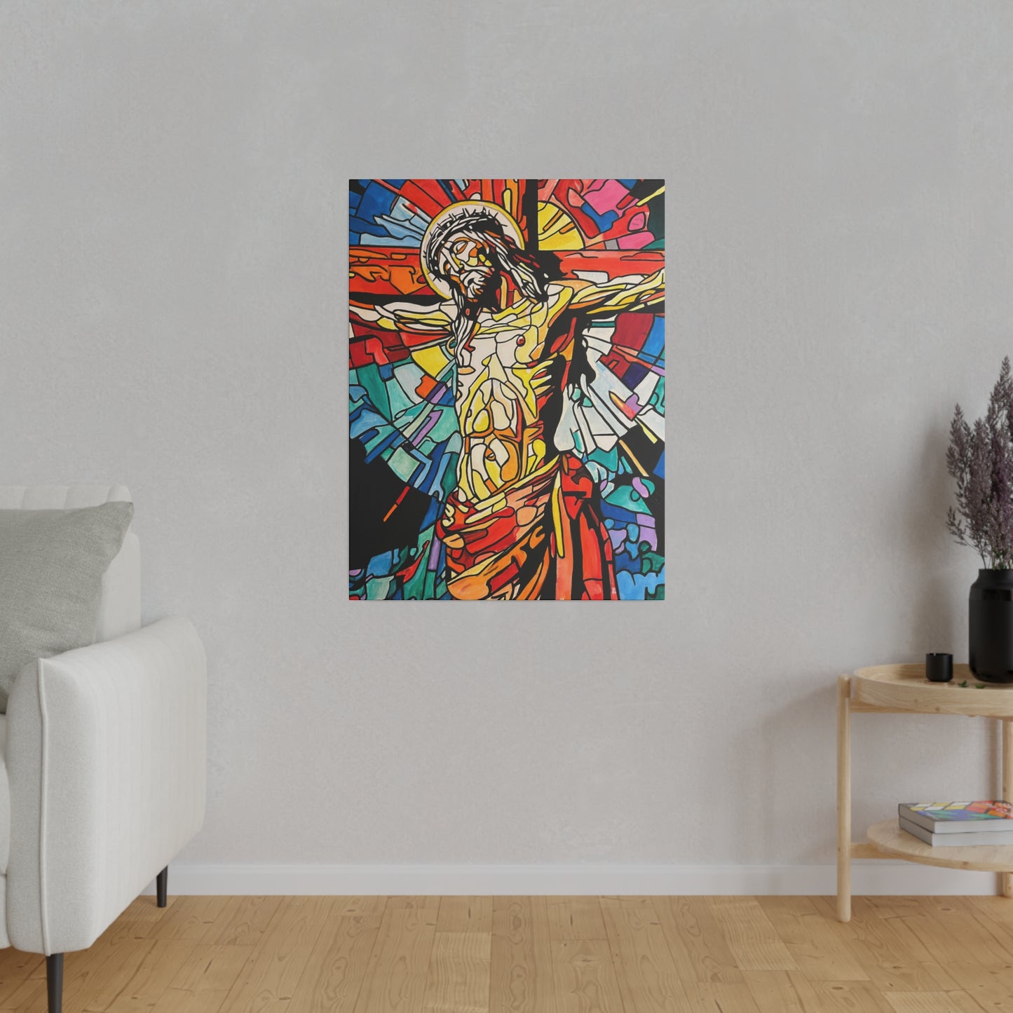 Jesus Christ Painting Canvas Print