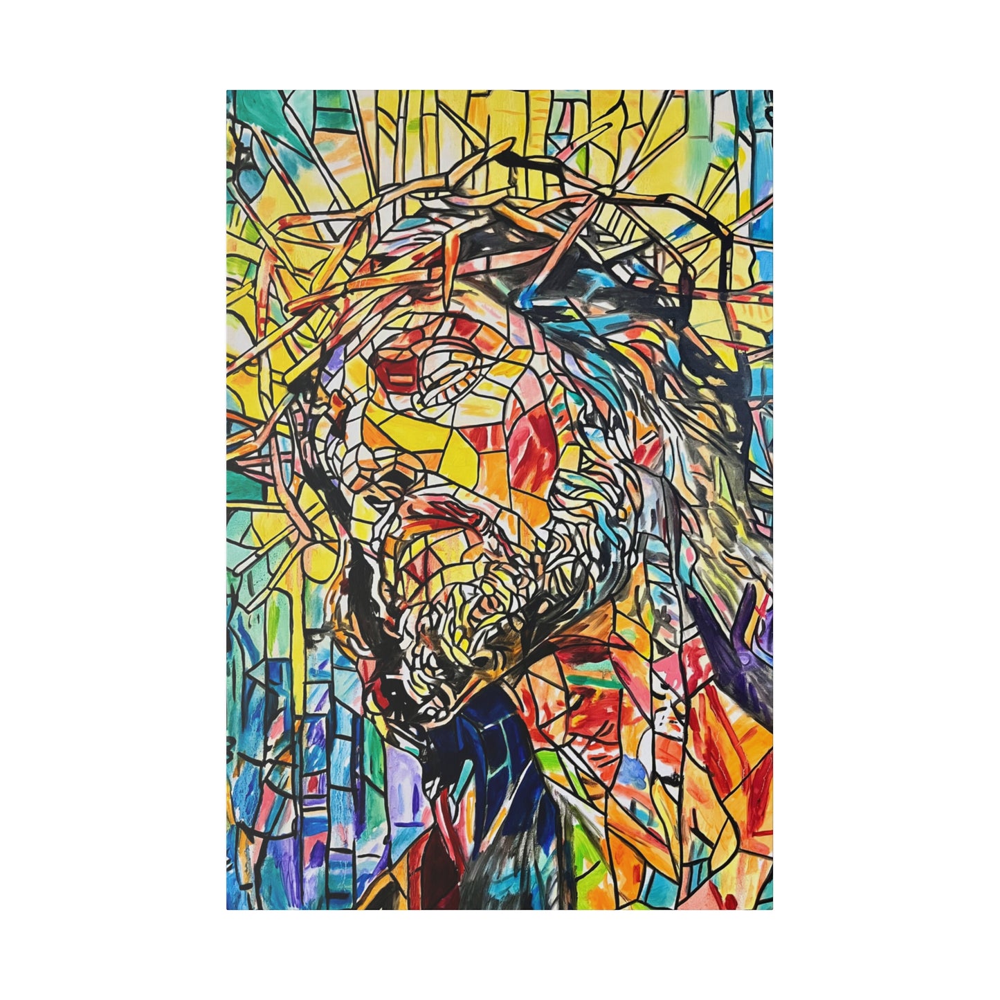 Jesus Christ Painting Canvas Print