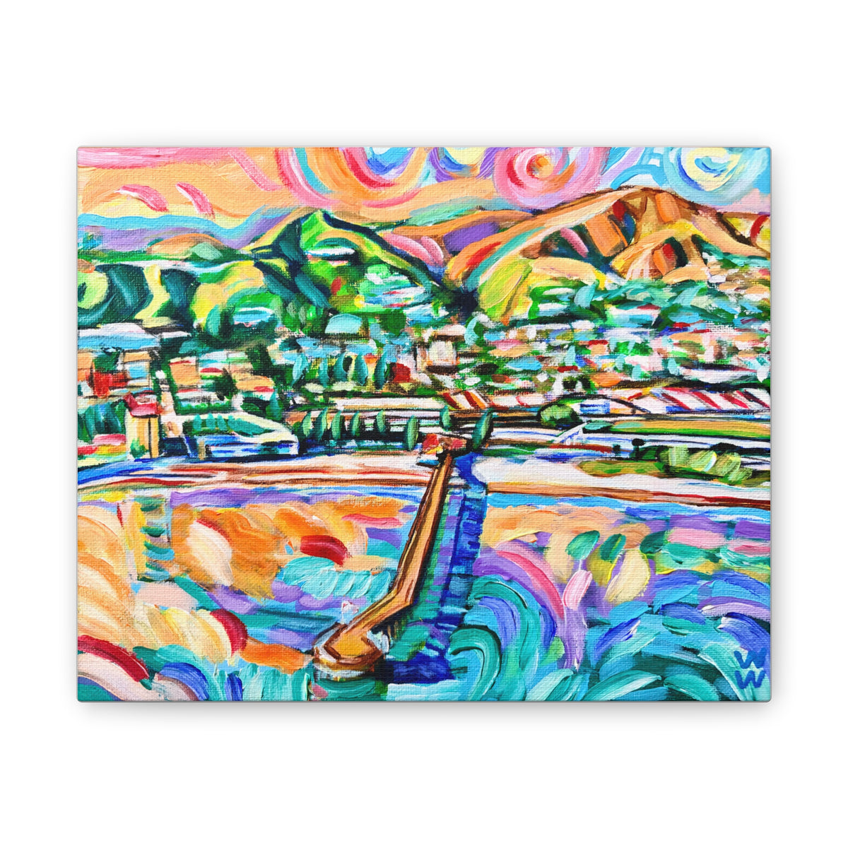 Above Ventura, Canvas Print