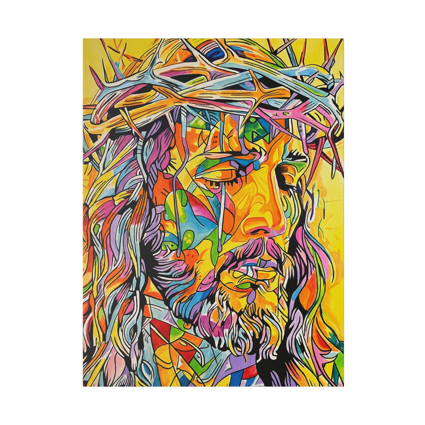 Jesus Christ Painting Canvas Print