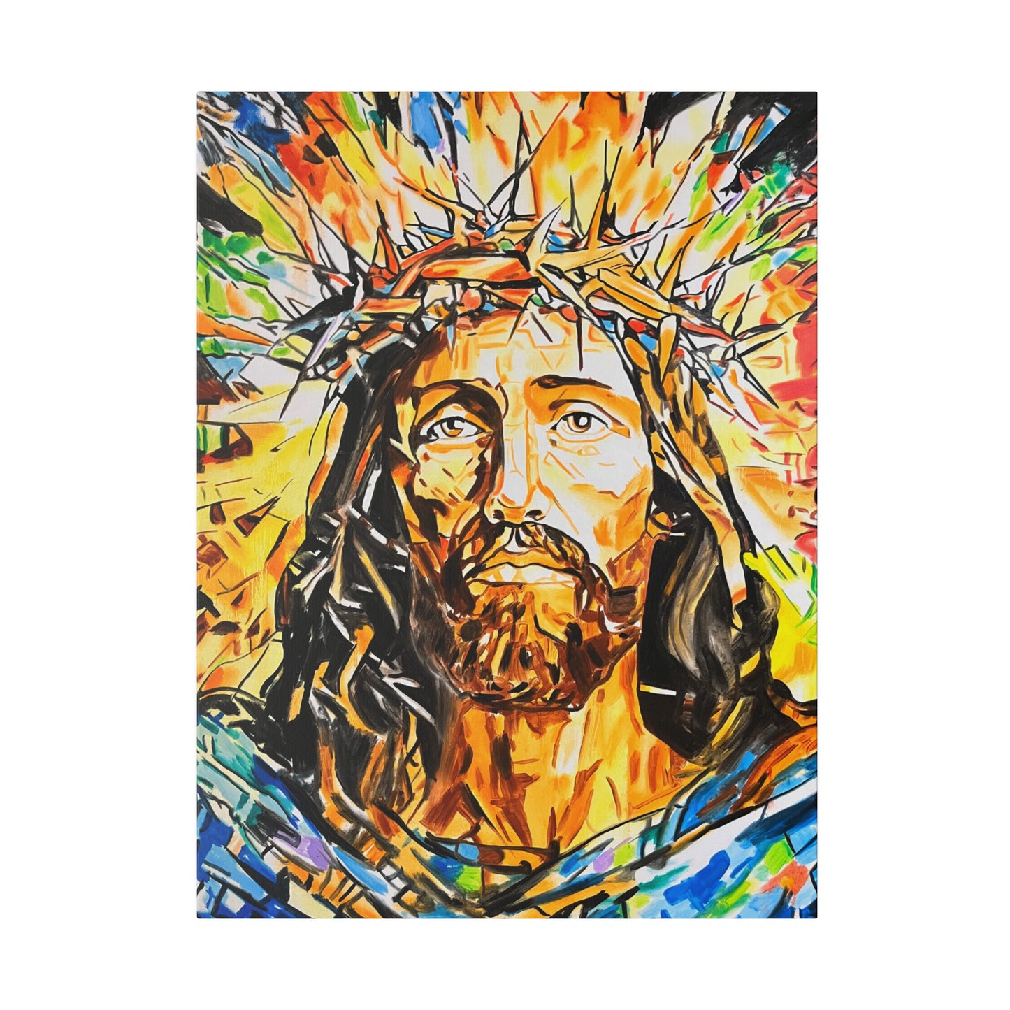 Jesus Christ Painting Canvas Print