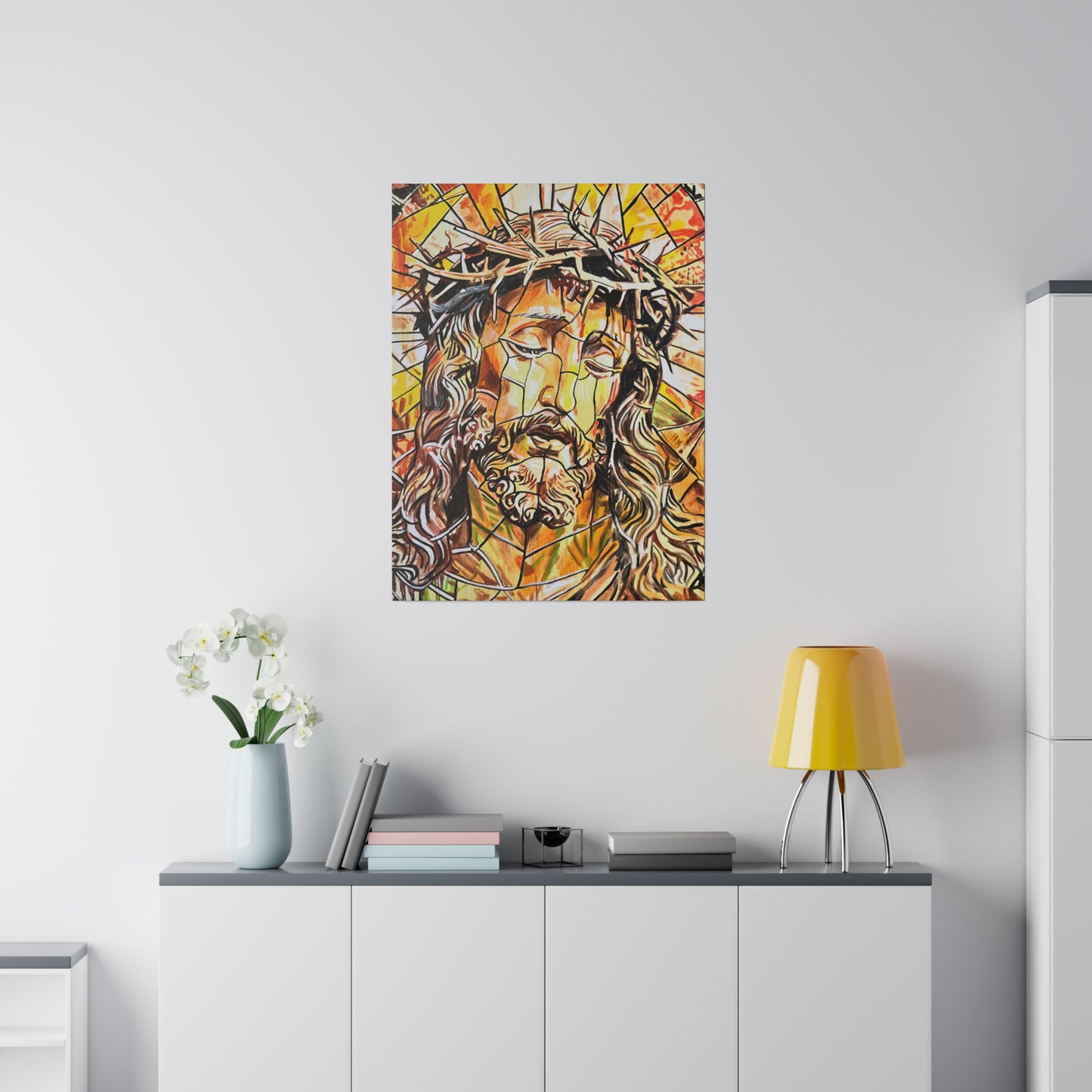 Jesus Christ Painting Canvas Print