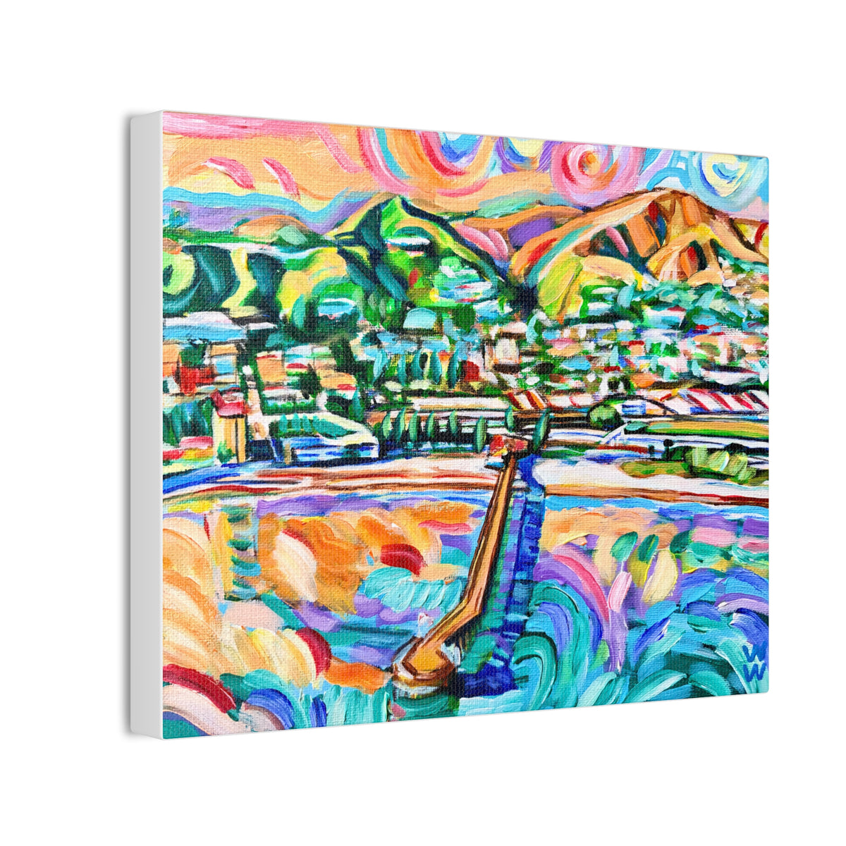 Above Ventura, Canvas Print