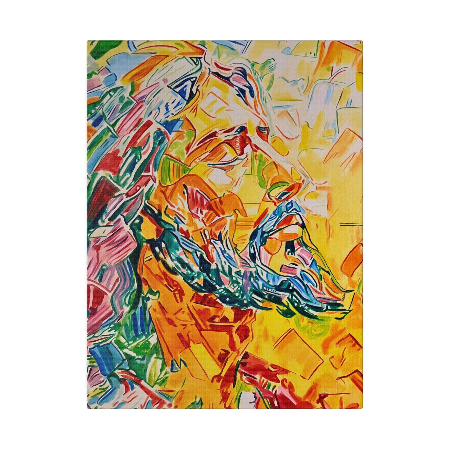 Jesus Christ Painting Canvas Print