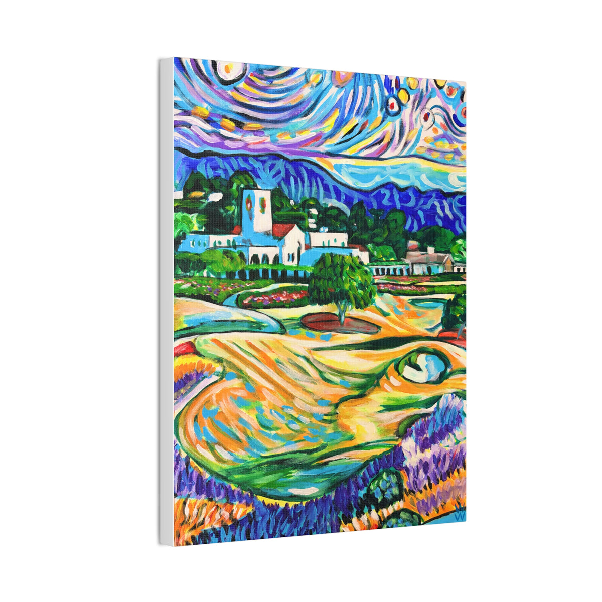 The Montecito Club, Canvas Print
