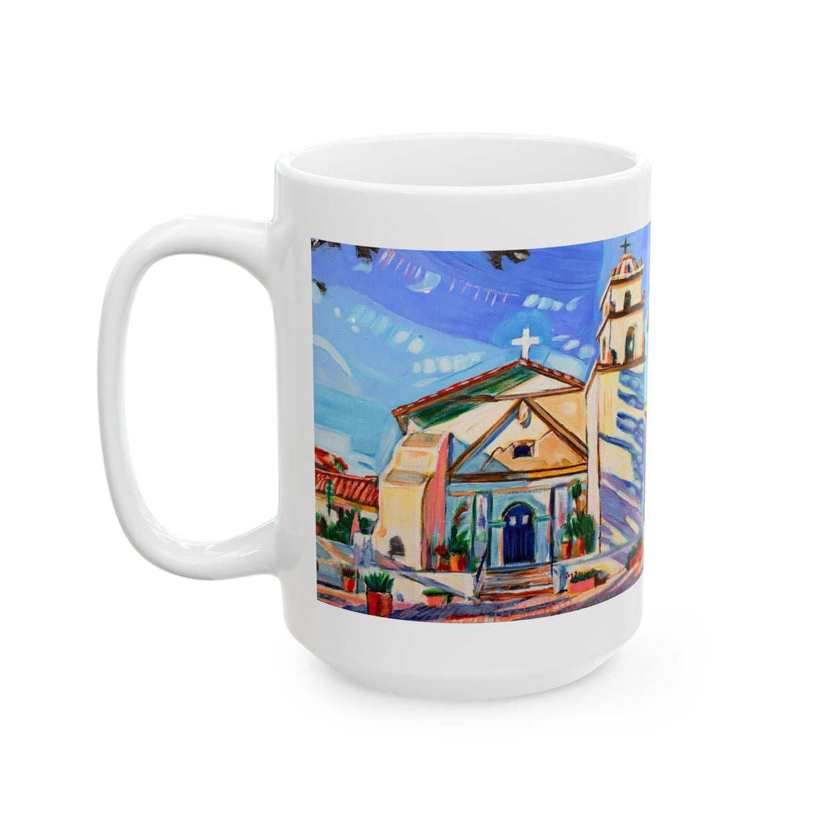 San Buenaventura Mission Ceramic Mug
