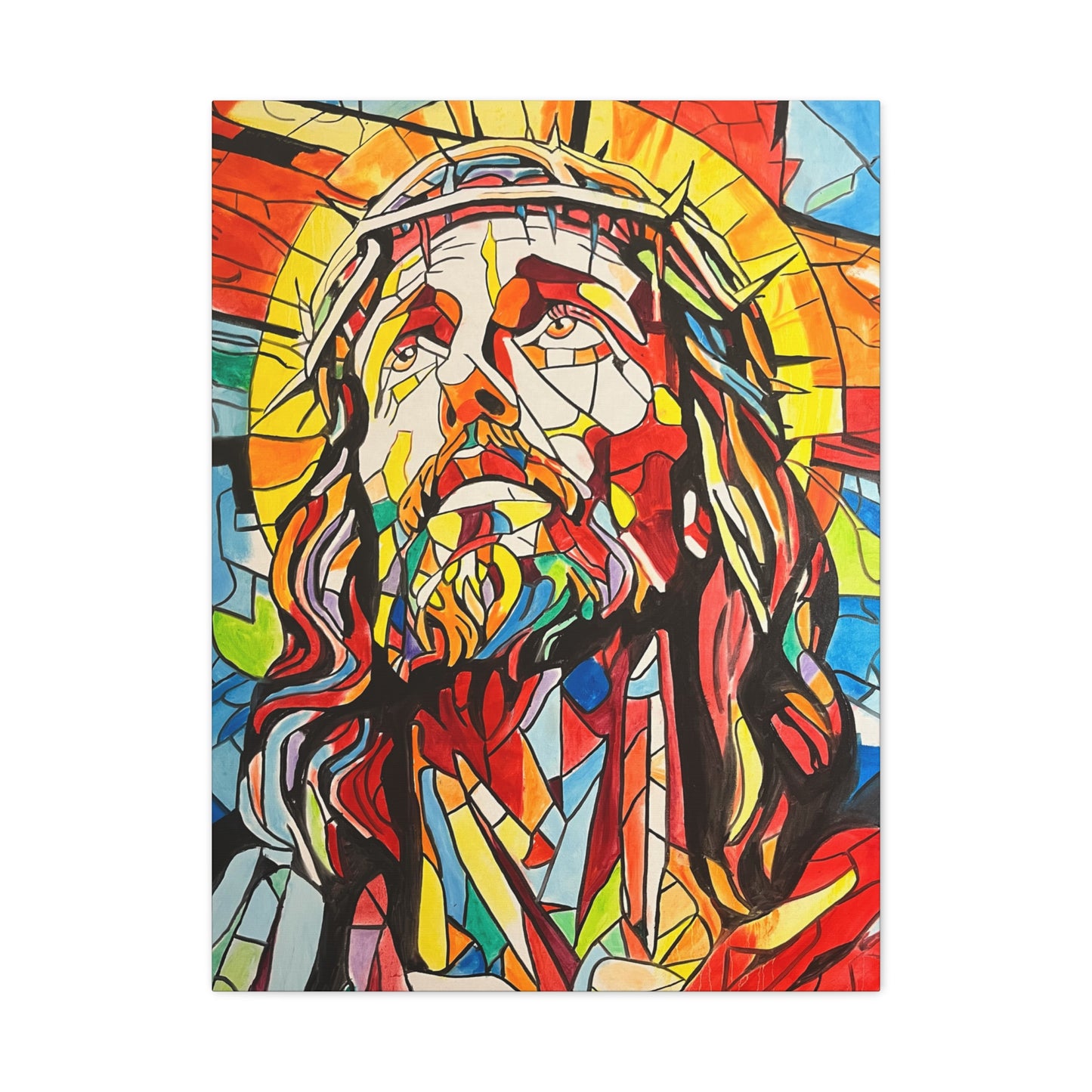Jesus Christ Canvas Print by Warren Willowdale