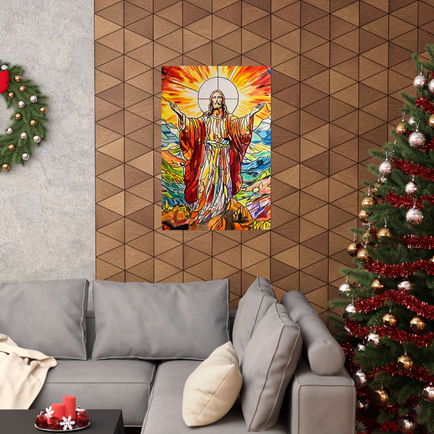 Jesus Christ Painting Poster