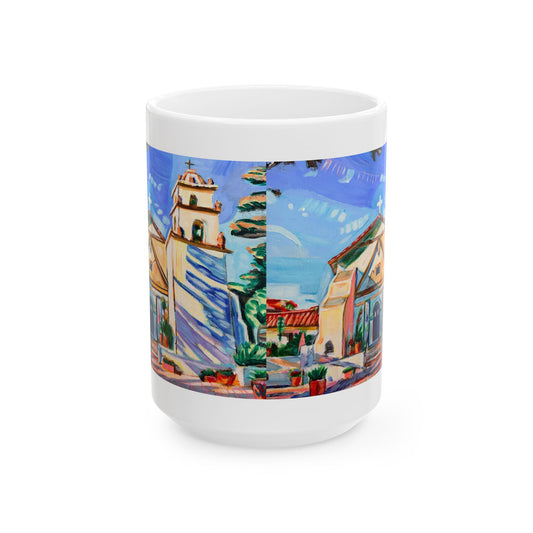 San Buenaventura Mission Ceramic Mug
