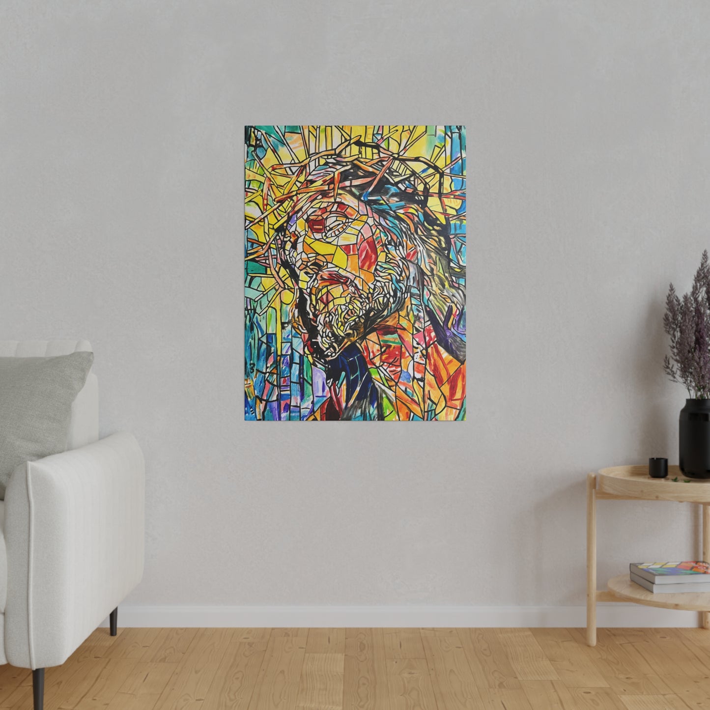 Jesus Christ Painting Canvas Print