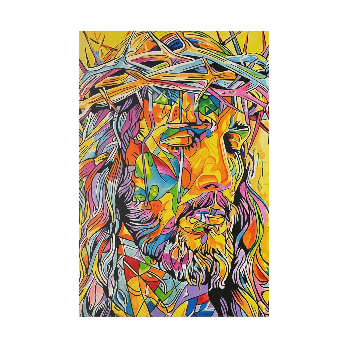 Jesus Christ Painting Canvas Print