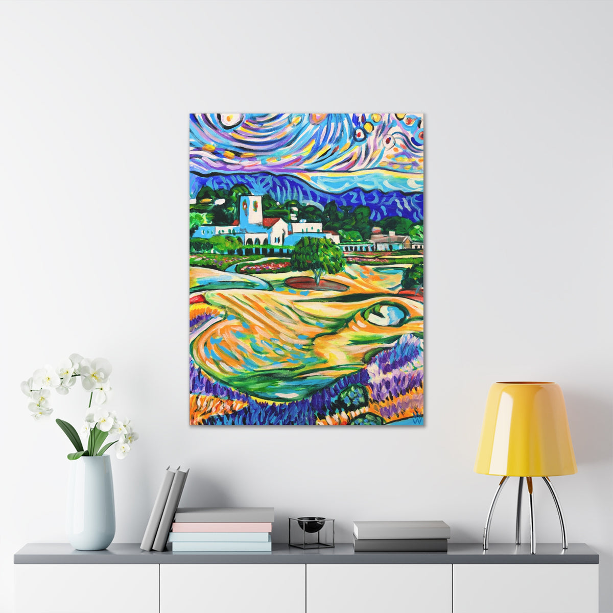 The Montecito Club, Canvas Print